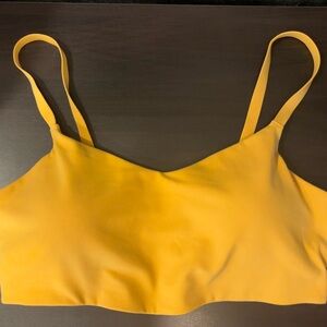 Athleta x Alicia Keys Elation Bra M D-DD yellow gold